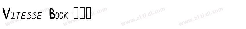 Vitesse Book字体转换